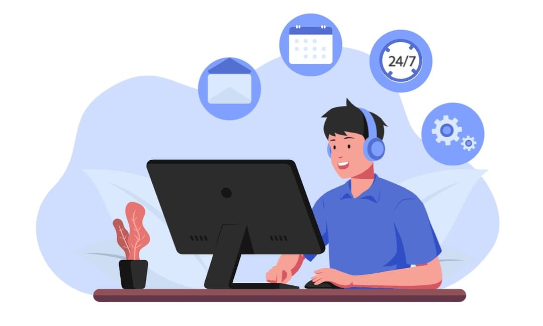 Contact support illustration